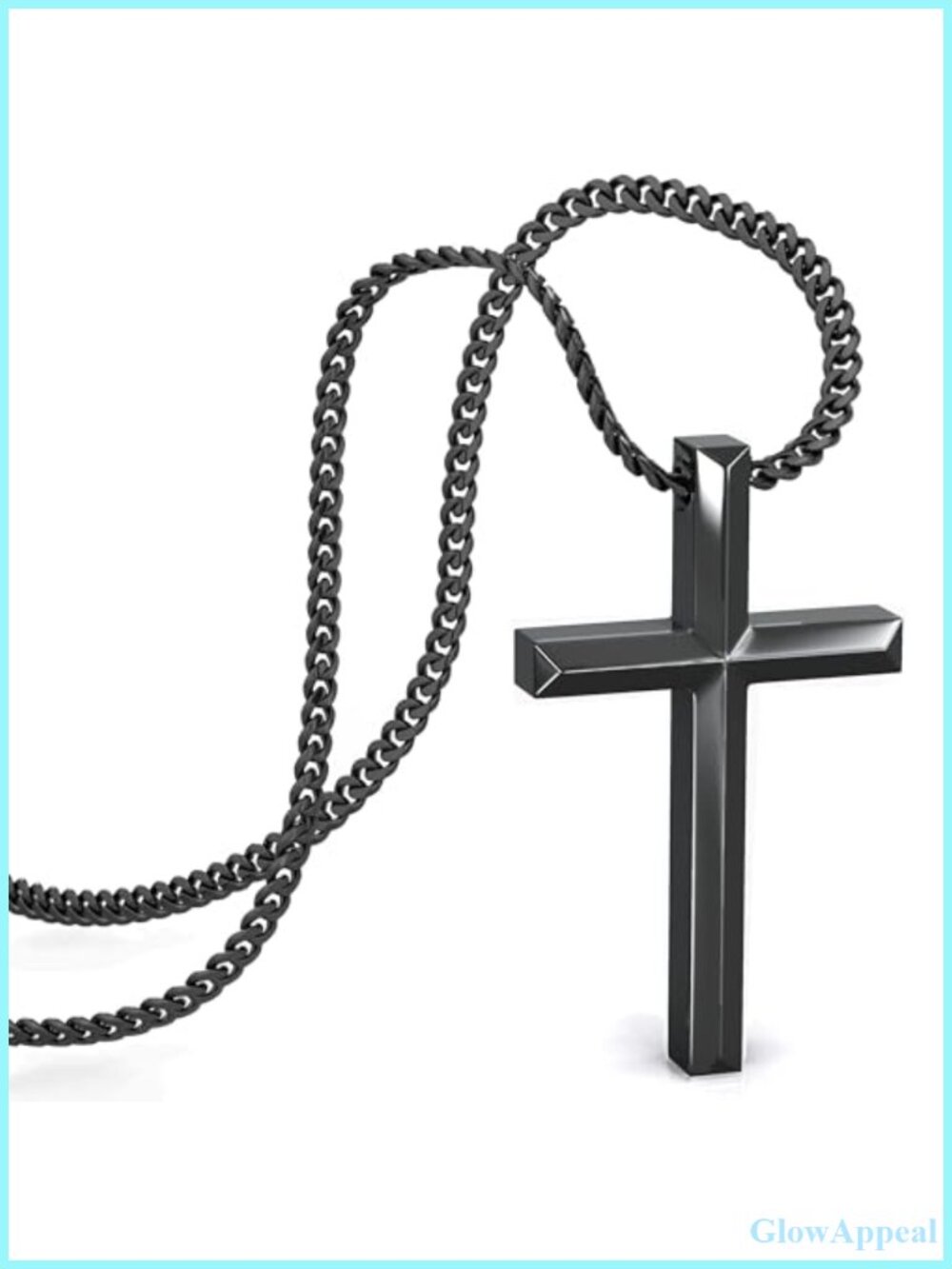 SERASAR 316L Surgical Stainless Steel Cross Pendant Necklace Women Adjustable
